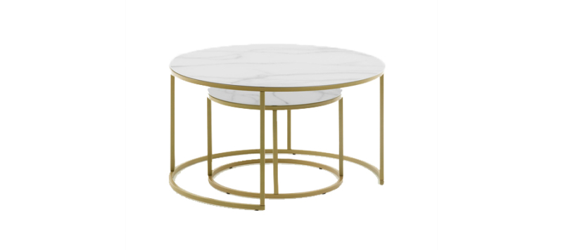 Leonor Set Of 2 Side Tables | Living Room | Andreotti Furniture