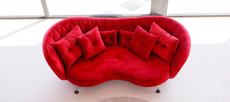Top view of fama sofa.