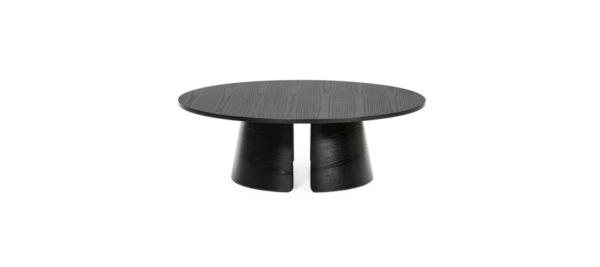 Black teulat wooden coffee table.