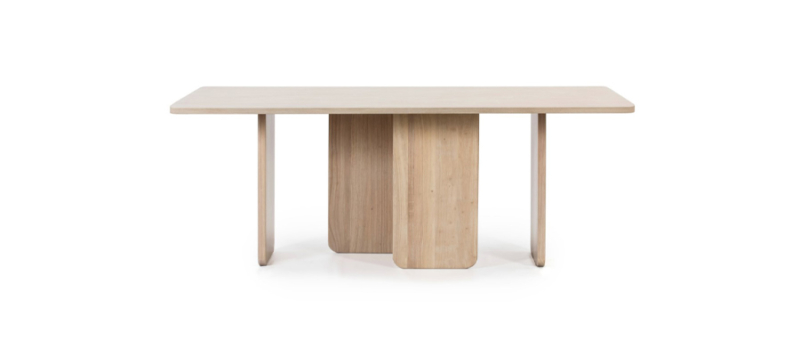 Light brown teulat quality kitchen table.