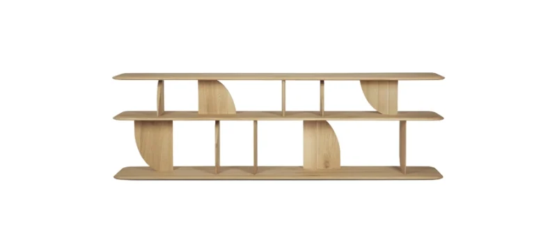 Geometric Oak Console - Image 4