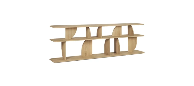 Geometric Oak Console - Image 3